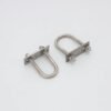 U-shaped bolt with baffle and nut