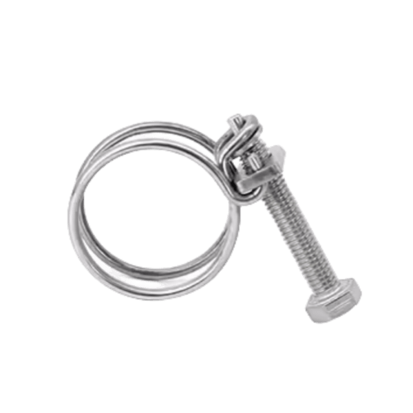 Double wire throat clamp