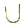 Yellow zinc plated U-shaped bolt