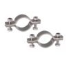 Stainless steel thickened clamp wire pole clamp
