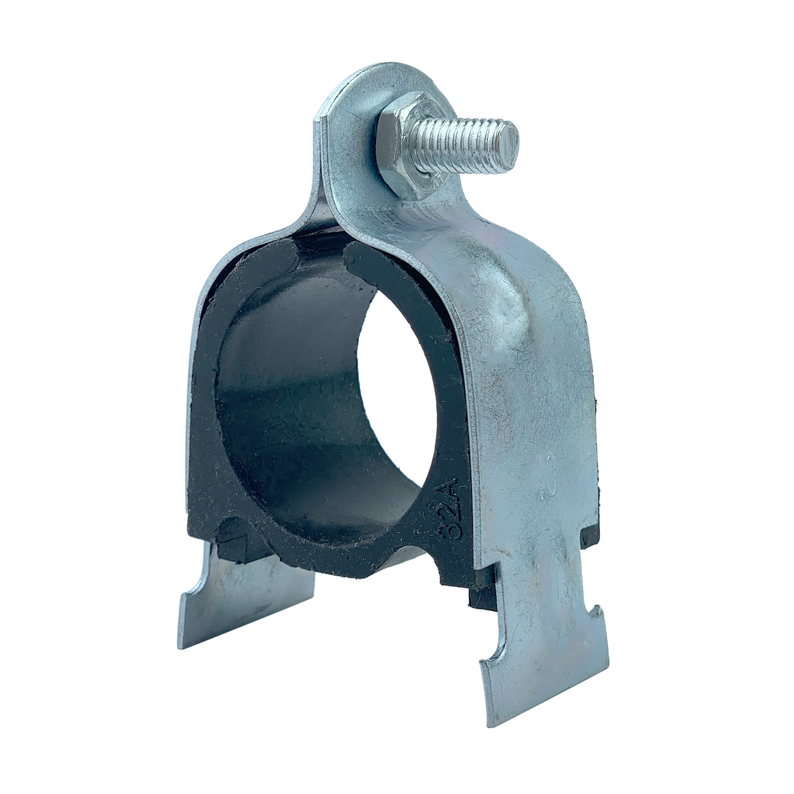 Galvanized P-type card semi-circular card