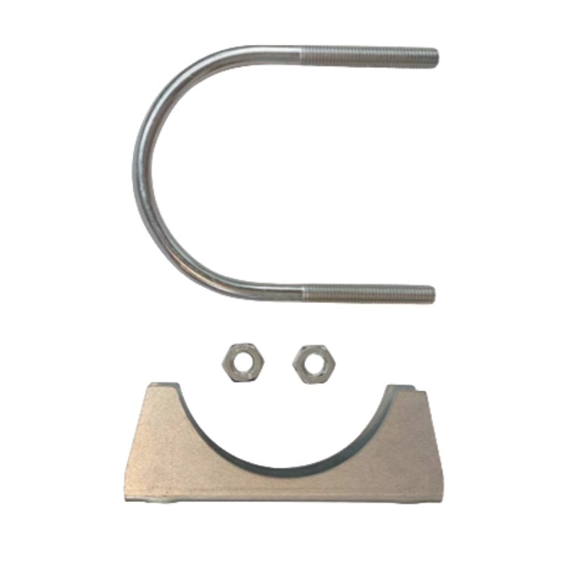 Stainless steel exhaust pipe clamp