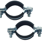 Stainless steel rubber U-shaped pipe clamp