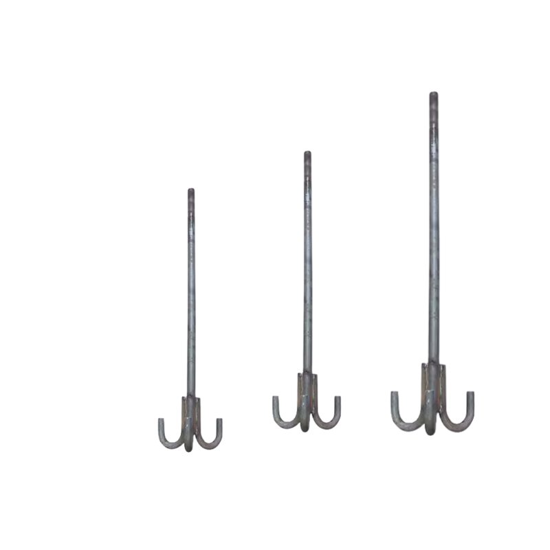 Cat claw type anchor bolt