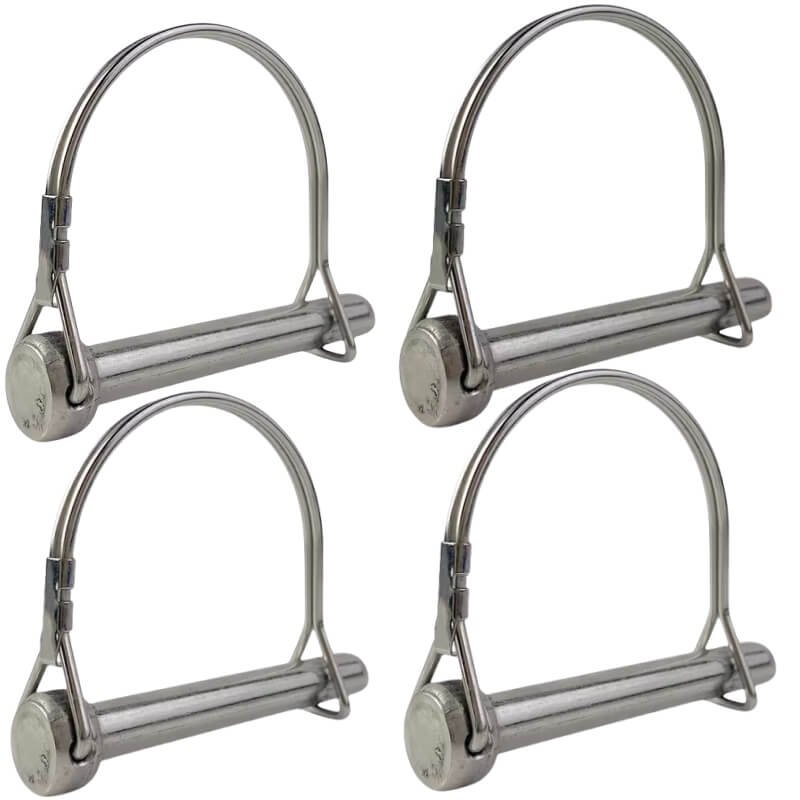 Stainless steel D-shaped pin