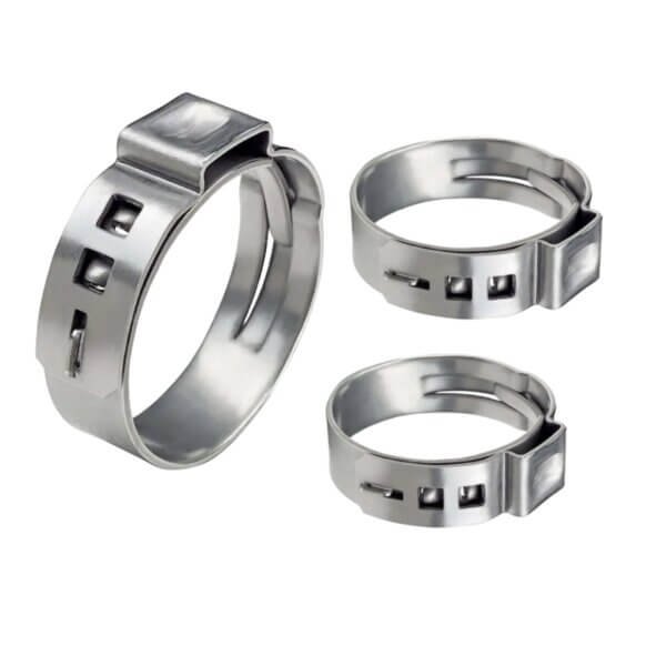 Heavy-gauge clamps for permanent installations