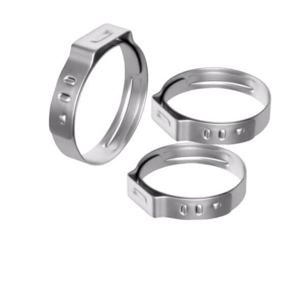 Reinforced clamps for high-pressure systems.