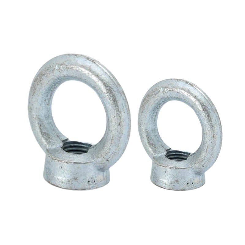 Eye nuts are specialized fasteners featuring a loop (or "eye") at one end and a threaded shank at the other