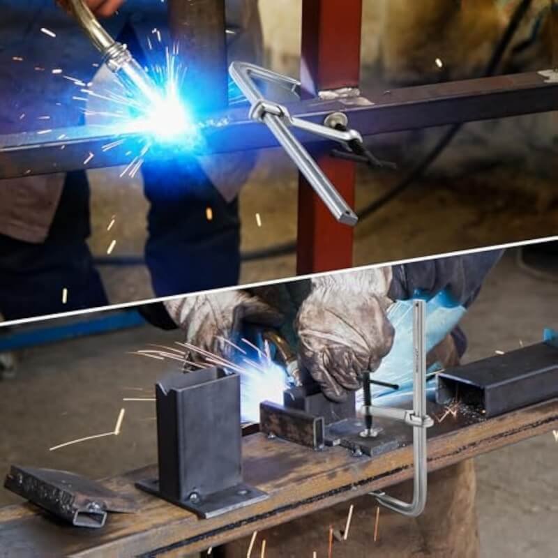 12 in f style welding clamp