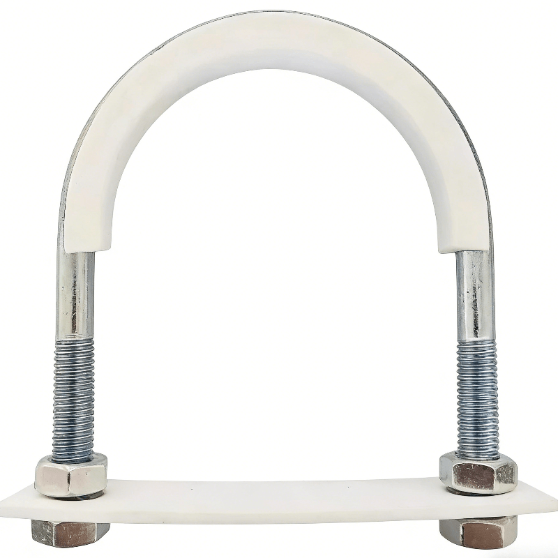PTFE-Lined U-Bolt Pipe Clamps
