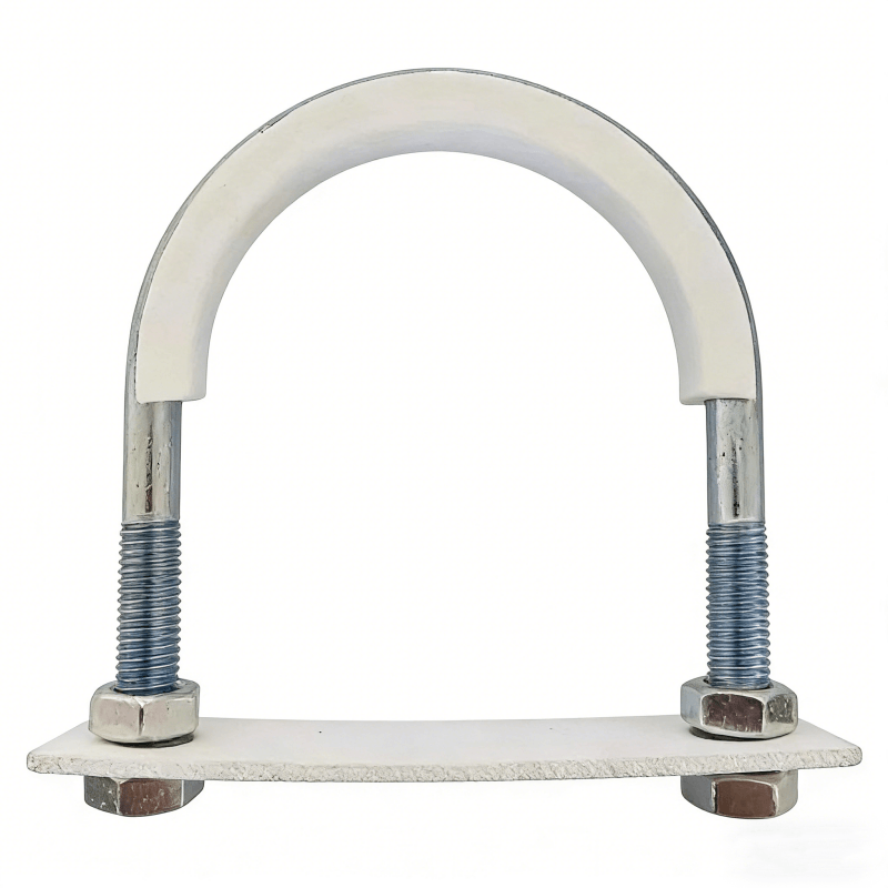 PTFE-Lined U-Bolt Pipe Clamps