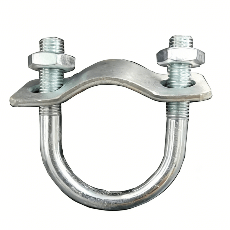 U-bolt pipe clamp for fire sprinkler systems